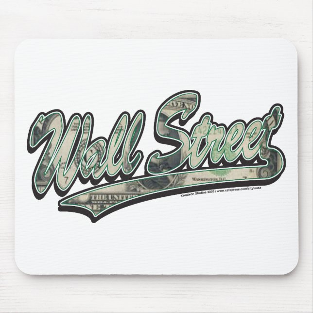 Wall Street Baseball Script, High Finance Mouse Mat (Front)