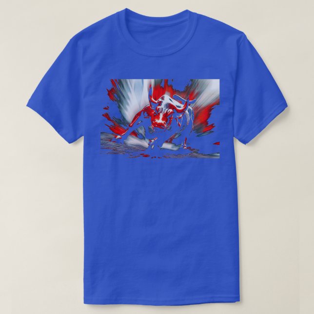 Wall Street Bull 1 T-Shirt (Design Front)