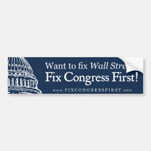 Wall Street Bumper Sticker