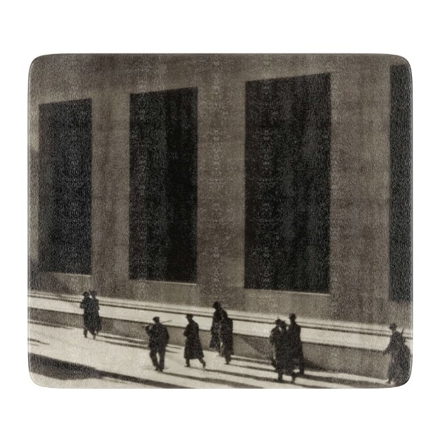 Wall Street (by Paul Strand, 1915) Cutting Board (Front)