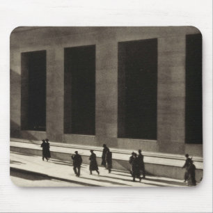 Wall Street (by Paul Strand, 1915) Mouse Mat