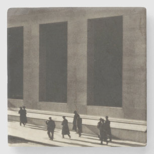Wall Street (by Paul Strand, 1915) Stone Coaster