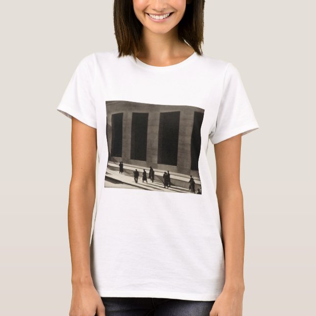 Wall Street (by Paul Strand, 1915) T-Shirt (Front)