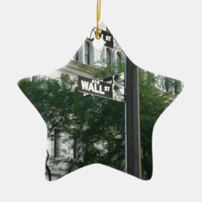 Wall Street Ceramic Tree Decoration (Front)