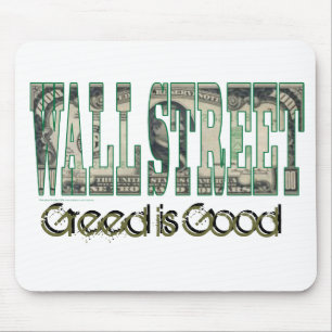 Wall Street/ Greed is Good Mouse Mat