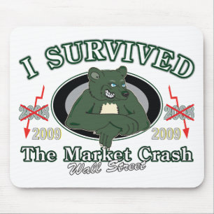 Wall-street/I Survived the Market Crash Mouse Mat
