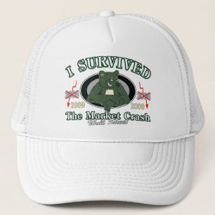 Wall-street/I Survived the Market Crash Trucker Hat