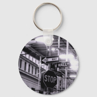 Wall Street keychain