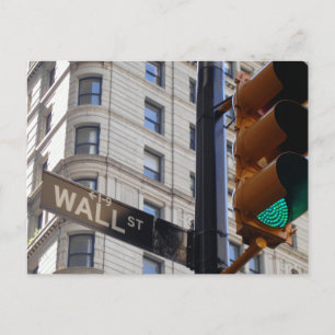 Wall Street NYC Postcard