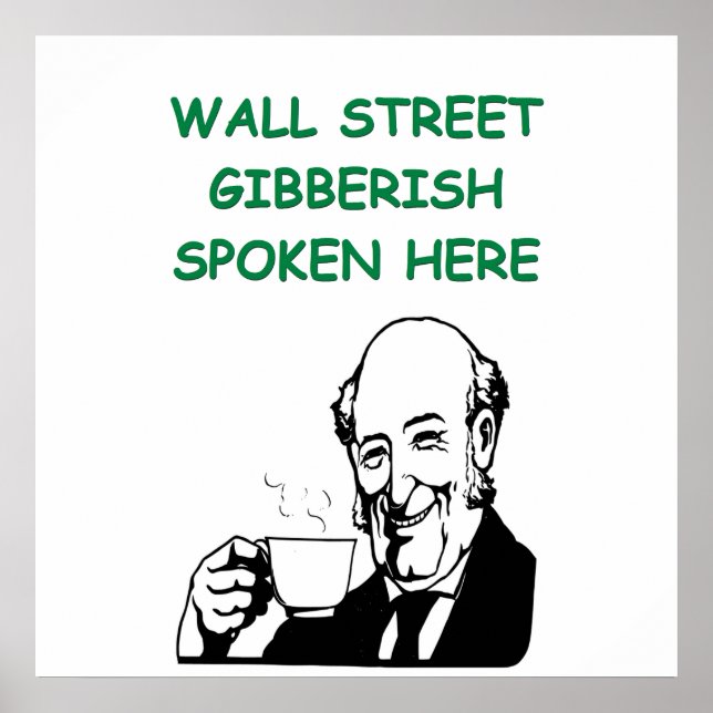 wall street poster (Front)