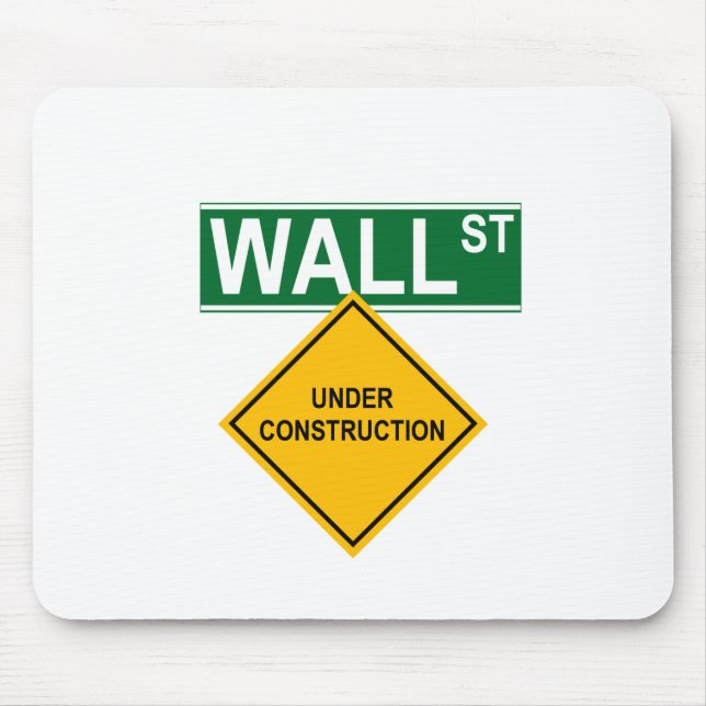 Wall Street: Under Construction Mouse Mat (Front)