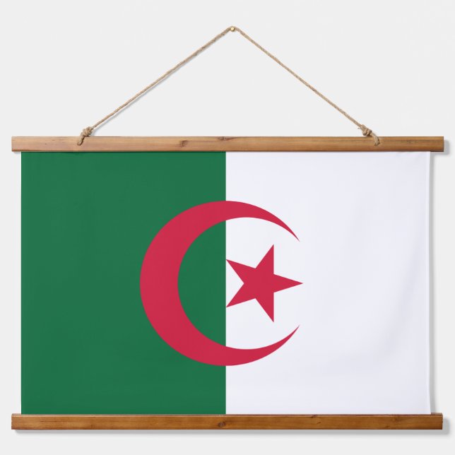 Wall Tapestry with flag of Algeria (Front)
