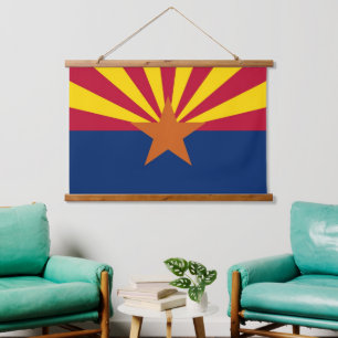 Wall tapestry with flag of Arizona, U.S.A.
