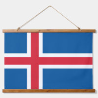 Wall Tapestry with flag of Iceland