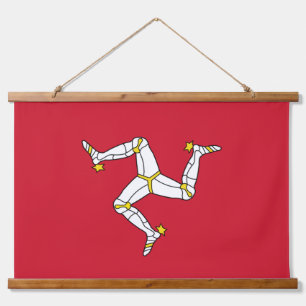 Wall Tapestry with flag of Isle of Man