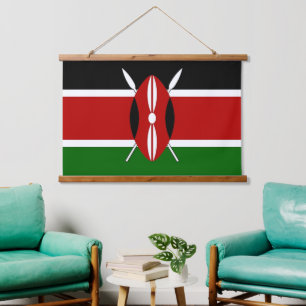 Wall tapestry with flag of Kenya