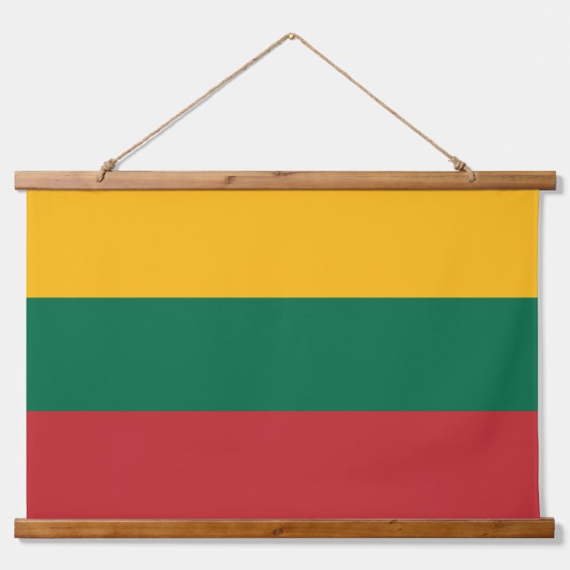 Wall Tapestry with flag of Lithuania (Front)