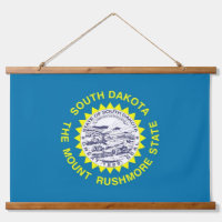 Wall Tapestry with flag of South Dakota, U.S.A.