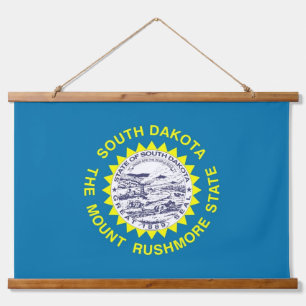 Wall Tapestry with flag of South Dakota, U.S.A.