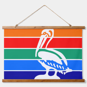 Wall Tapestry with flag of St. Petersburg