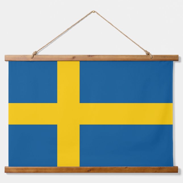 Wall Tapestry with flag of Sweden (Front)