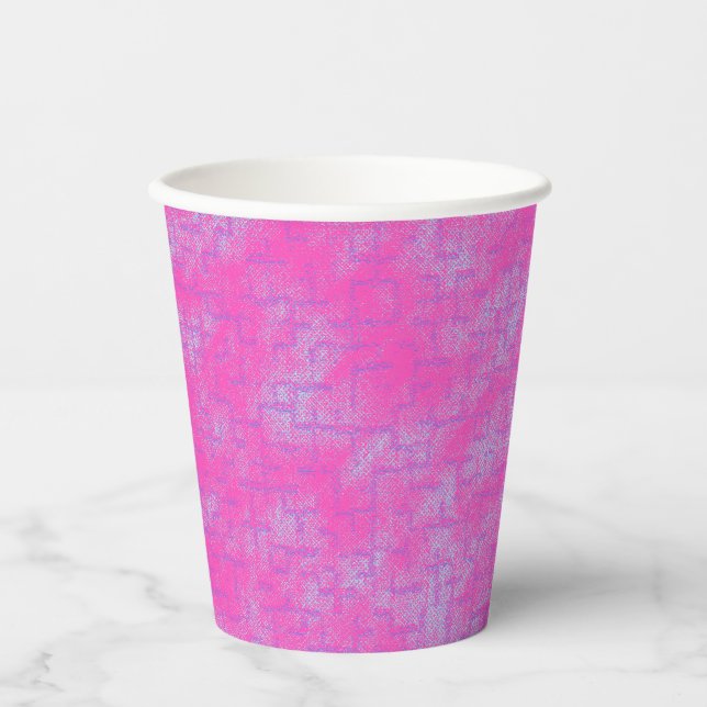 Wall Texture Overlay, Abstract, Pattern, Lines Paper Cups (Front)