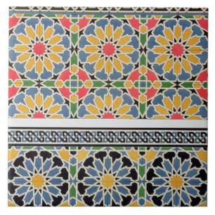 Wall tiles from the mihrab of the Mosque of Cheykh