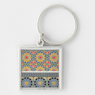 Wall tiles from the mihrab of the Mosque of Cheykh Key Ring