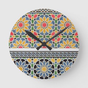 Wall tiles from the mihrab of the Mosque of Cheykh Round Clock