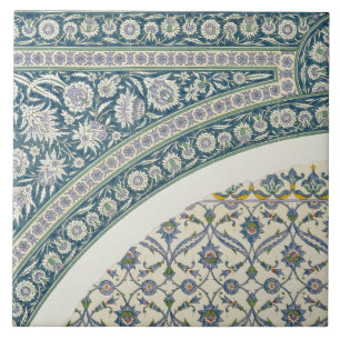 Wall tiles of Sibyl D'Abd-El-Rahman Kyahya, from '