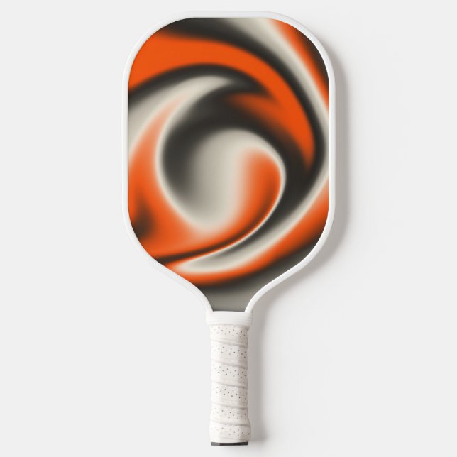 Wall Wave Element Texture Design Pattern Pickleball Paddle (Front)