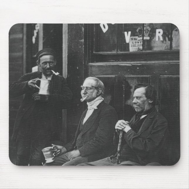 Wall Workers from 'Street Life in London' Mouse Mat (Front)