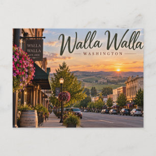 Walla Walla, Washington Postcard