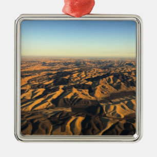 Walla Walla wine country from aloft Metal Tree Decoration