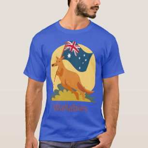 Wallabies Rugby australia sport team retro friends T-Shirt