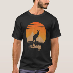 Wallaby Animal Hot In The Mounta In Nature T-Shirt