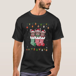 Wallaby in Christmas Men Women Xmas Pajama  T-Shirt