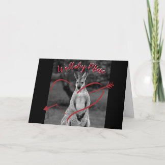 Wallaby Mine Heart Valentine's Day Australia Card