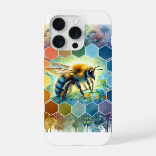 Wallace bee painting 130724AREF109 - Watercolor iPhone 15 Pro Case
