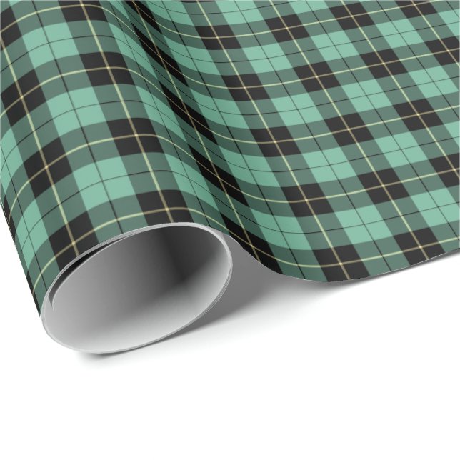 Wallace Clan Ancient Hunting Tartan Wrapping Paper (Roll Corner)