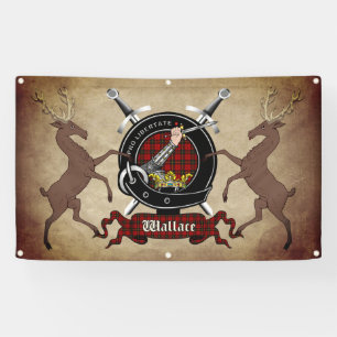 Wallace Clan Badge 3x5 Banner
