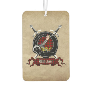 Wallace Clan Badge Car Freshener