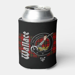 Wallace Clan Badge & Tartan Can Cooler