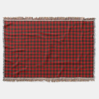 Wallace Clan Red and Black Scottish Tartan