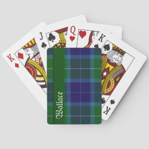 Wallace Clan Tartan Plaid Playing Cards