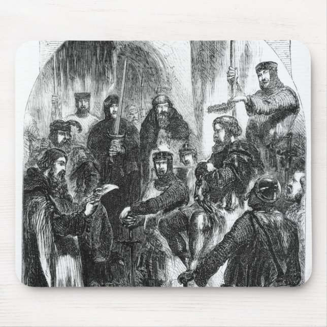 Wallace Crowned with Laurel in Westminster Hall Mouse Mat (Front)