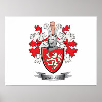 Wallace Family Crest Coat of Arms