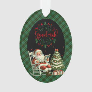 Wallace Hunting   Scottish Tartan Christmas Ornament