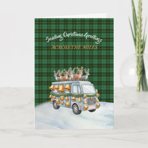 Wallace Hunting Tartan Holiday Card
