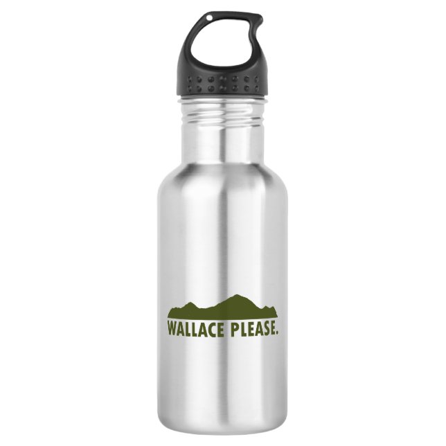 Wallace Idaho Please 532 Ml Water Bottle (Front)